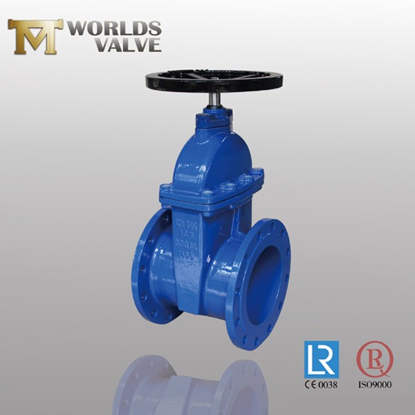 Din3202 F4 No Rising Shaft Double Flanged Gate Valve