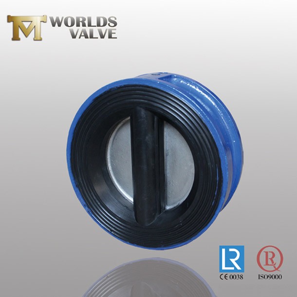 Bs Standard Wafer Epdm Lined Dou Plate Check Valve