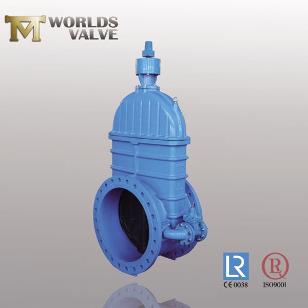 Din3202 F5 No Rising Stem Double Flanged Gate Valve