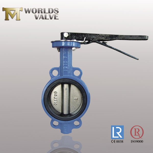API609 Resilient Seated Taper Pin Wafer Butterfly Valve