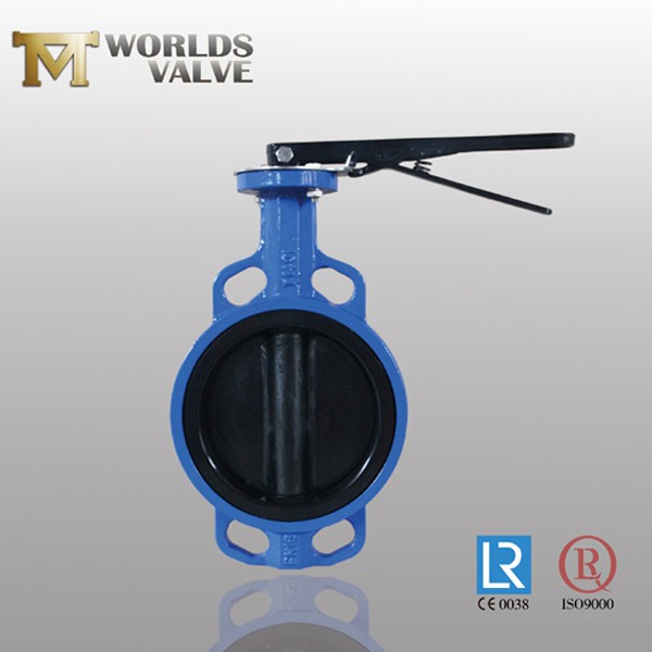 EPDM Lined Disc And Seated API609 Wafer Butterfly Valve