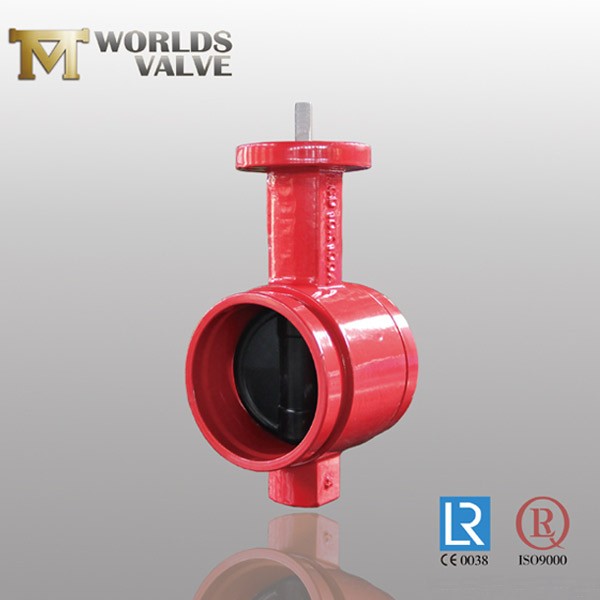 Bs Standard Ductile Iron Grooved Ends Butterfly Valve