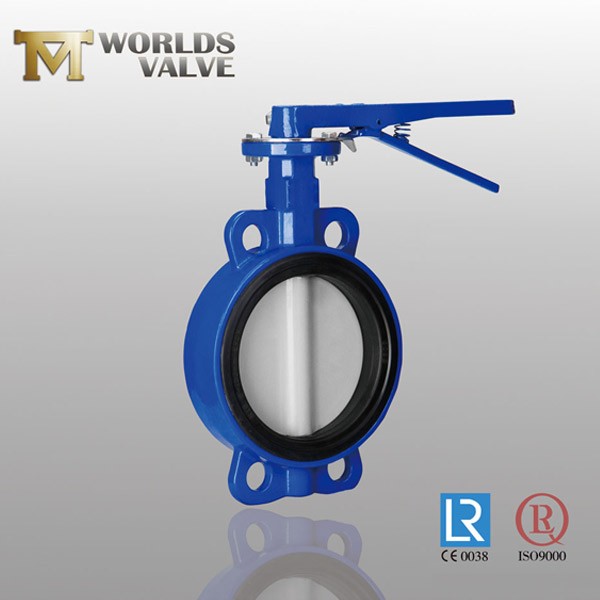 Wras Approval Nylon Coated Disc Wafer Butterfly Valve