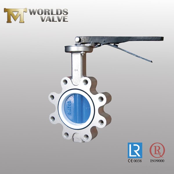 Wras Approval Rubber Seated Cf8m Lug Butterfly Valve