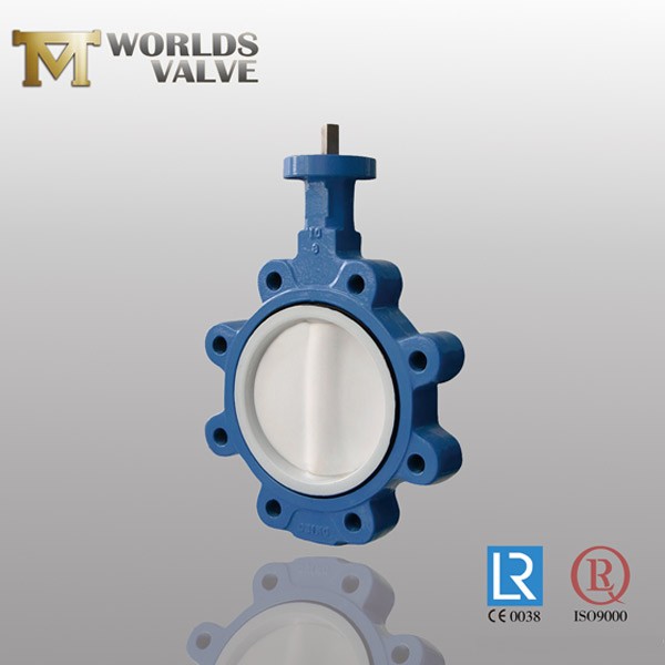 Nbr Lined Disc Nbr Seated Api609 Lug Butterfly Valve