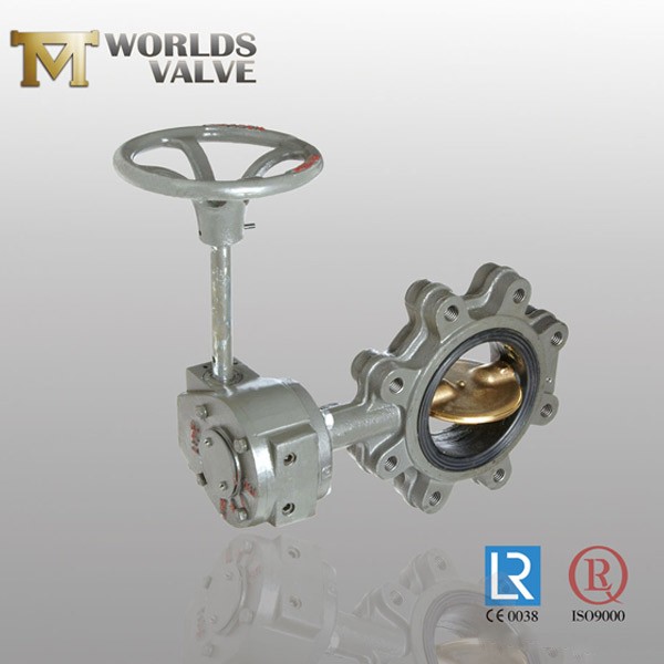 BS STD Aluminum Bronze Two Shaft Lug Butterfly Valve