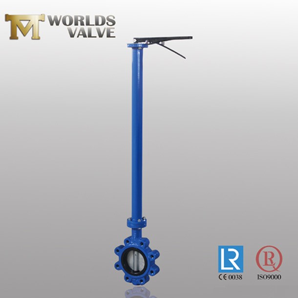 One Shaft Taper Pin Cast Iron Lug Butterfly Valve